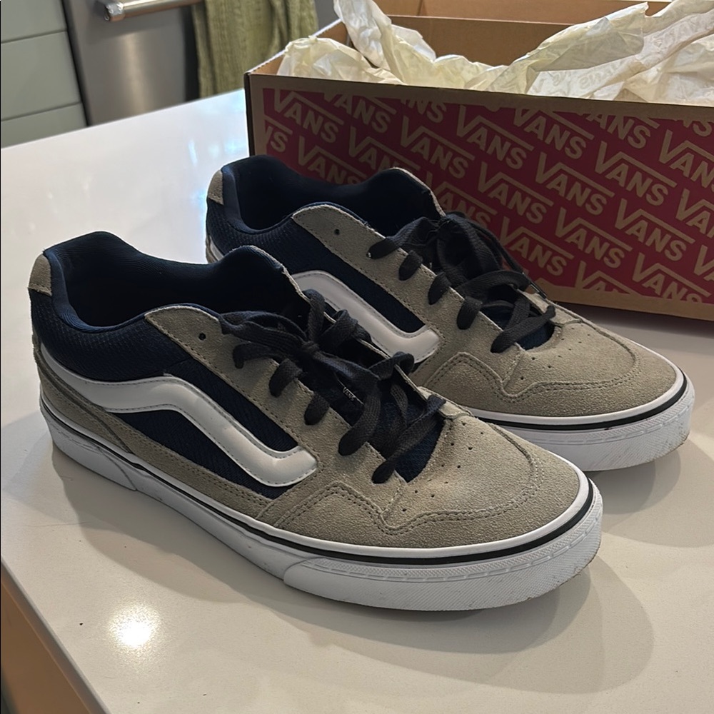 Vans Gray Blue Classic Sneakers